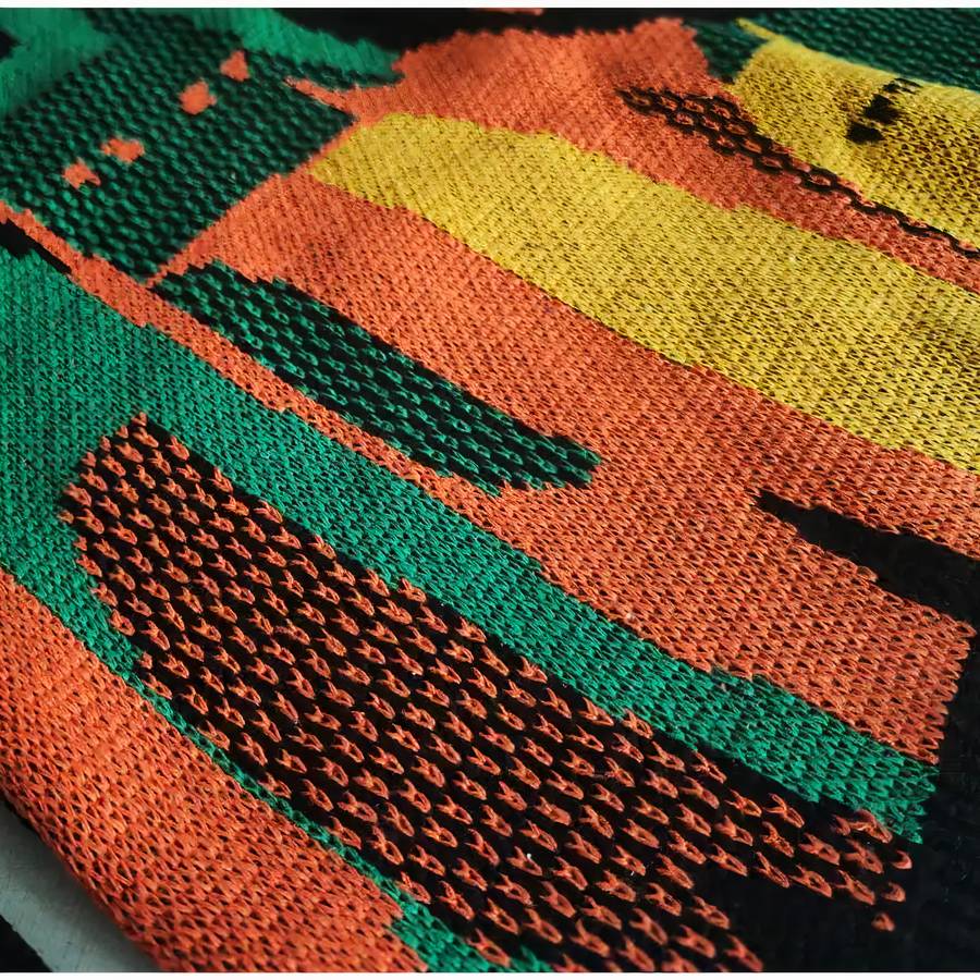 Pull en tricot côtelé noir avec motif de chats pour hommes et femmes – Image 5