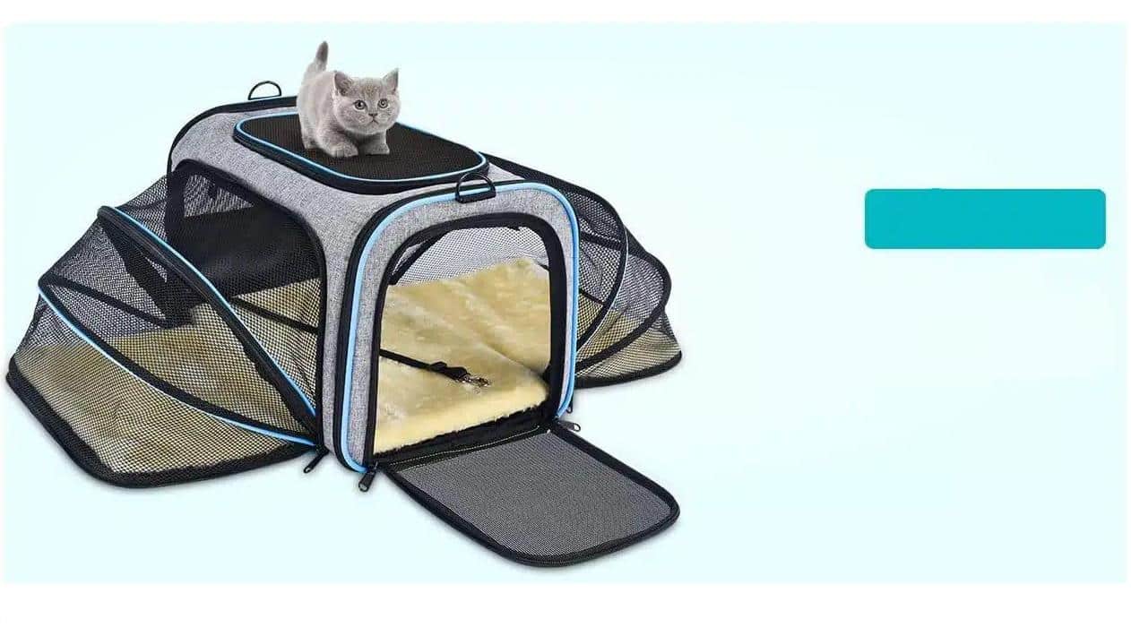 Sac de voyage extensible pour chat – Image 2