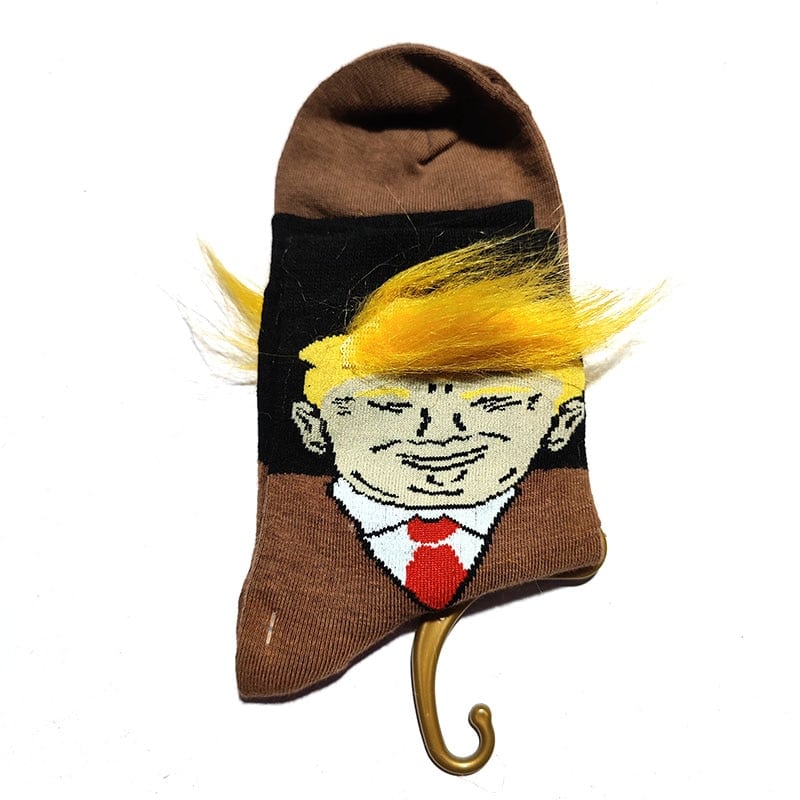 Chaussettes décontractées et amusantes style Trump – Image 3