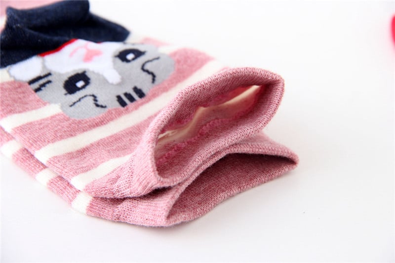 Chaussette motif chat – Image 5