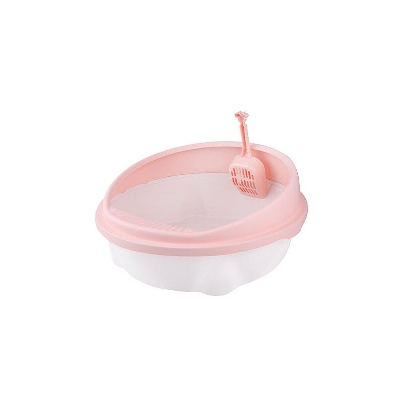 Litière chat rond en plastique avec pelle – Image 6