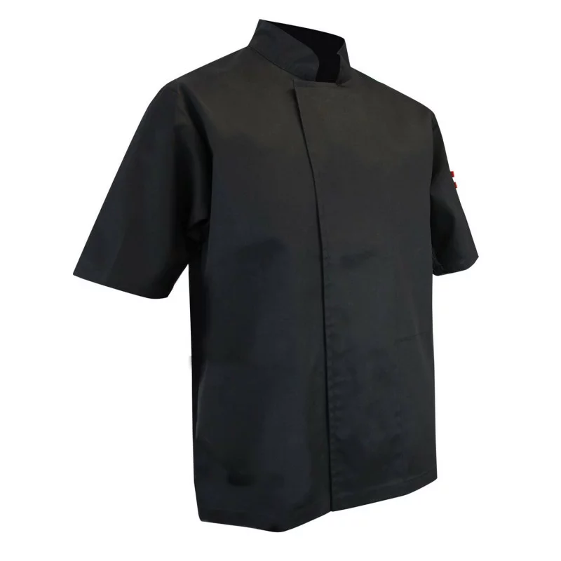 VESTE CUISINE HOMME MANCHES COURTES ECUMOIRE – Image 2