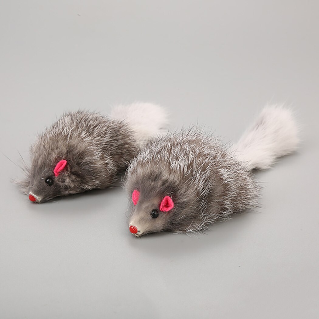 Petite souris en peluche interactive pour chat – Image 4