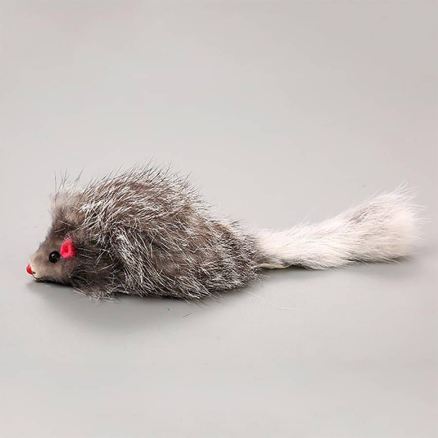 Petite souris en peluche interactive pour chat – Image 3