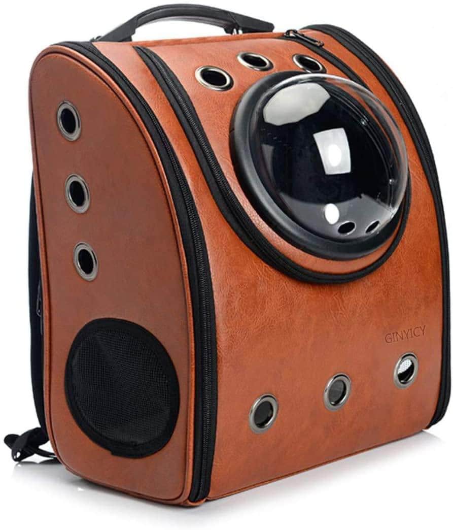 Sac à dos de transport avec capsule spatiale pour chat – Image 7